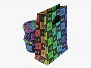 Takeaway Paper Bag And Containers 3D Model