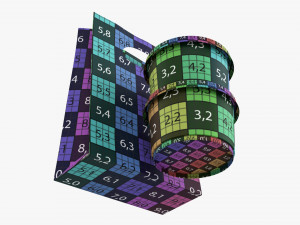 Takeaway Paper Bag And Containers 3D Model