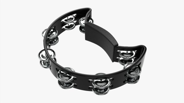 Tambourine 3D मॉडल .c4d .max .obj .3ds .fbx .stl .blend 
