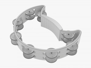 Tambourine 3D मॉडल