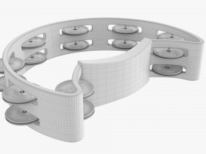 Tambourine 3D मॉडल