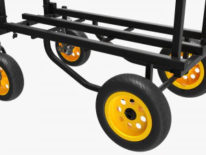 Transport Expandable Cart 3D Model