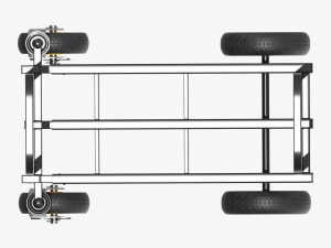 Transport Expandable Cart Modèle 3D