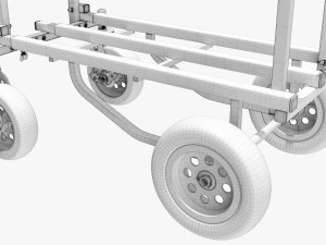 Transport Expandable Cart 3D Model