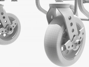 Transport Expandable Cart 3D Model