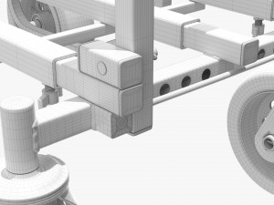 Transport Expandable Cart Modèle 3D