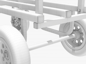 Transport Expandable Cart Modèle 3D