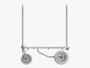 Transport Expandable Cart 3D Model