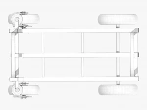 Transport Expandable Cart 3D Model