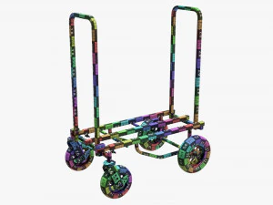 Transport Expandable Cart 3D Model