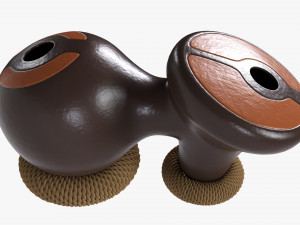 Udongo Udu Drums 3Dモデル