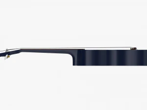 Ukulele Guitar Blue 3D Model