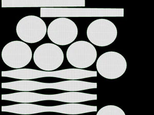 Ukulele Guitar Blue 3D Model