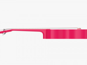 Ukulele Guitar Pink Modèle 3D