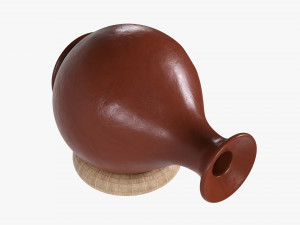 Urdu Clay Drum 3D Model