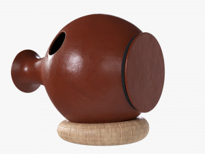 Urdu Clay Drum 3D Model