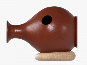 Urdu Clay Drum 3D Model