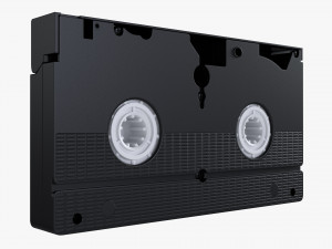 VHS Magnetic Tape Videocassette Modello 3D