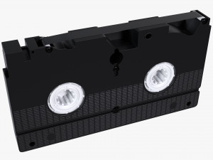 VHS Magnetic Tape Videocassette Modello 3D