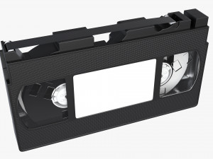 VHS Magnetic Tape Videocassette Modello 3D