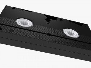 VHS Magnetic Tape Videocassette Modello 3D