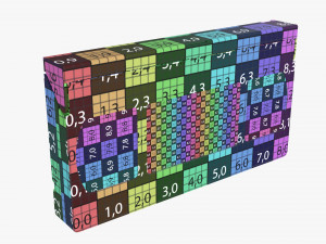 VHS Magnetic Tape Videocassette Modello 3D