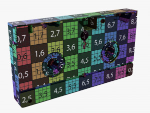 VHS Magnetic Tape Videocassette Modello 3D