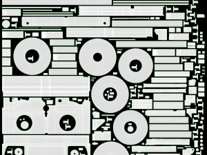 VHS Magnetic Tape Videocassette Modello 3D