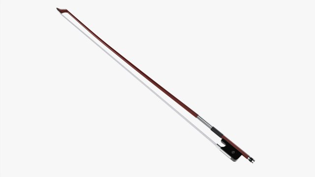 Violin Bow 3D 模型 .c4d .max .obj .3ds .fbx .stl .blend 