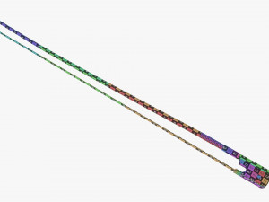 Violin Bow 3D 模型