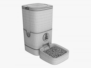 Automatic Cat Dog Feeder 3D Model