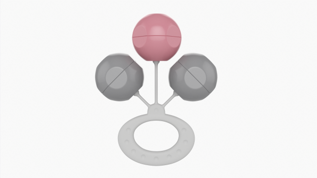 Baby Balls Rattle Toy 3Dモデル .c4d .max .obj .3ds .fbx .stl .blend 