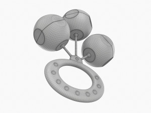 Baby Balls Rattle Toy 3Dモデル