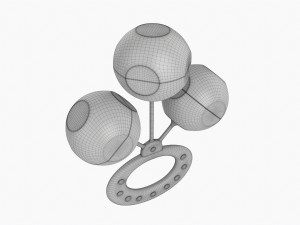Baby Balls Rattle Toy 3Dモデル