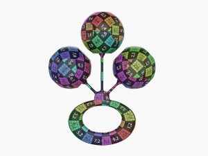 Baby Balls Rattle Toy 3Dモデル