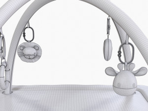 Baby Playmat With Toys 3D-Modell
