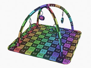 Baby Playmat With Toys 3D-Modell