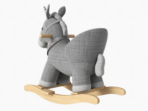 Baby Unicorn Rocking Chair 01 Modelo 3D