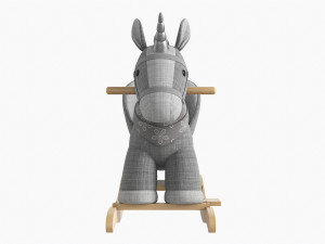 Baby Unicorn Rocking Chair 01 Modelo 3D