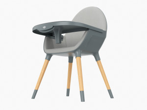 Babylo Baby Chair With Table 3D Model