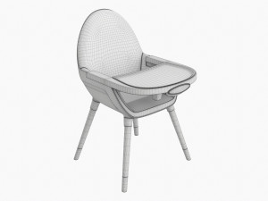 Babylo Baby Chair With Table 3D Model