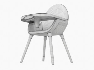 Babylo Baby Chair With Table 3D Model