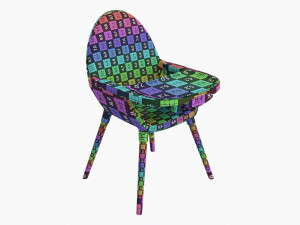 Babylo Baby Chair With Table 3D Model
