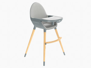 Babylo Baby Highchair With Table 3D Model