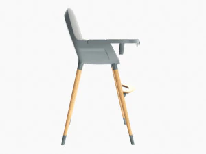 Babylo Baby Highchair With Table 3D Model
