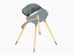 Babylo Baby Highchair With Table 3D Model