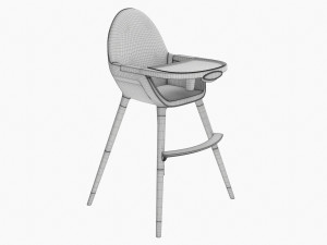 Babylo Baby Highchair With Table Modèle 3D