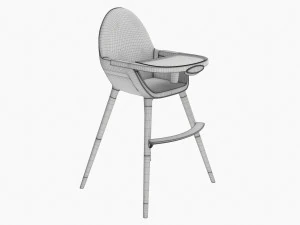 Babylo Baby Highchair With Table 3D Model
