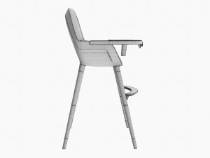 Babylo Baby Highchair With Table Modèle 3D