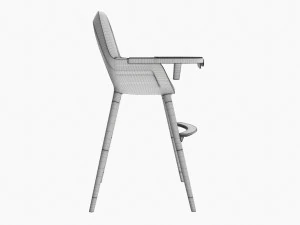 Babylo Baby Highchair With Table 3D Model
